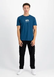 Alpha Industries T-Shirt Basic T ML Hellblau/Blau
