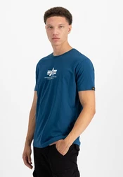 Alpha Industries T-Shirt Basic T ML Hellblau/Blau