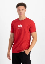 Alpha Industries T-Shirt Basic T ML Rot