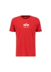 Alpha Industries T-Shirt Basic T ML Rot