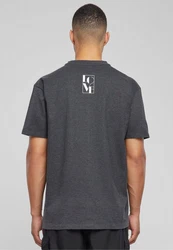 Merchcode T-Shirt Herren Love Heavy Oversized Tee Dunkelgrau/Schwarz/Grau/Beige