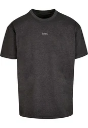 Merchcode T-Shirt Herren Love Heavy Oversized Tee Dunkelgrau/Schwarz/Grau/Beige