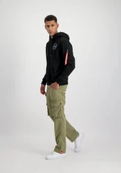 Alpha Industries Hoodie Dark Side Dunkelblau/Dunkelgrau/Schwarz/Blau