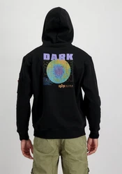 Alpha Industries Hoodie Dark Side Dunkelblau/Dunkelgrau/Schwarz/Blau
