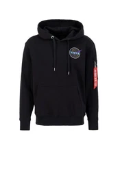Alpha Industries Hoodie Dark Side Dunkelblau/Dunkelgrau/Schwarz/Blau