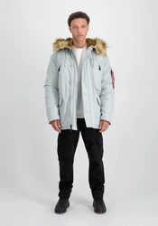 Alpha Industries Winterjacke Polar Jacket Hellgrau/Grau