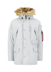 Alpha Industries Winterjacke Polar Jacket Hellgrau/Grau