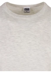 URBAN CLASSICS Rundhalspullover Eco Mix Sweater Grau/Khaki/Braun/Beige