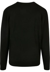 URBAN CLASSICS Rundhalspullover Eco Mix Sweater Schwarz