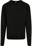 URBAN CLASSICS Rundhalspullover Eco Mix Sweater Schwarz