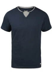 Blend Herren T-Shirt BLEND Leonis Dunkelblau/Hellblau/Blau/Grau