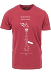Mister Tee T-Shirt Depresso Tee Dunkelrot/Braun/Lila/Rot