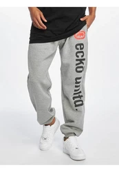 Ecko Unltd. Herren 2Face Sweatpants Hellgrau/Grau/Rot