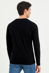 Blend Rundhalsshirt BLEND BHLeonas Schwarz/Dunkelblau/Hellblau/Blau/Grün