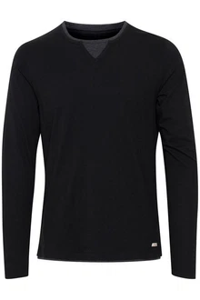 Blend Rundhalsshirt BLEND BHLeonas Schwarz/Dunkelblau/Hellblau/Blau/Grün