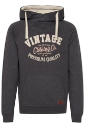 Blend Alejandro Herren Kapuzenpullover Hoodie Pullover Mit Kapuze Cross-Over-Kragen (70818) 
