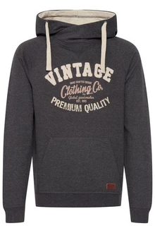 Blend Alejandro Herren Kapuzenpullover Hoodie Pullover Mit Kapuze Cross-Over-Kragen (70818) 