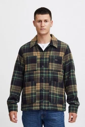 Blend Kurzjacke BHOuterwear Hellblau/Dunkelgrün/Grün/Creme/Braun