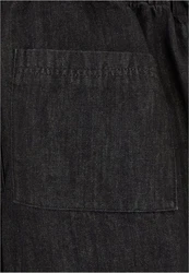 URBAN CLASSICS Herren Parachute Jeans Pants Schwarz/Dunkelgrau/Dunkelblau