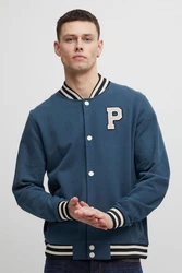 11 Project Collegejacke PRValen Blau/Hellblau