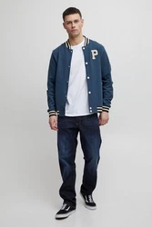 11 Project Collegejacke PRValen Blau/Hellblau