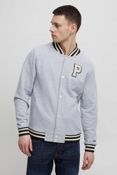 11 Project Collegejacke PRValen Grau/Silber