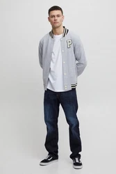 11 Project Collegejacke PRValen Grau/Silber