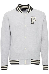 11 Project Collegejacke PRValen Grau/Silber