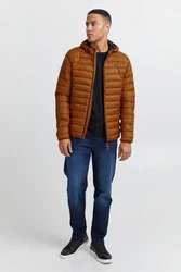 Blend Blouson Leichte Steppjacke Wattierte Basic Übergangsjacke mit Kapuze (4591) Braun/Beige/Rot/Orange