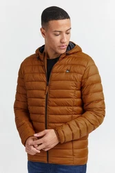 Blend Blouson Leichte Steppjacke Wattierte Basic Übergangsjacke mit Kapuze (4591) Braun/Beige/Rot/Orange