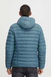 Blend Blouson Leichte Steppjacke Wattierte Basic Übergangsjacke mit Kapuze (4591) Hellblau/Dunkelblau/Blau