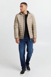 Blend Blouson Leichte Steppjacke Wattierte Basic Übergangsjacke mit Kapuze (4591) Khaki/Beige/Braun