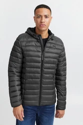 Blend Blouson Leichte Steppjacke Wattierte Basic Übergangsjacke mit Kapuze (4591) Dunkelgrau/Schwarz/Grau