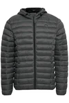 Blend Blouson Leichte Steppjacke Wattierte Basic Übergangsjacke mit Kapuze (4591) Dunkelgrau/Schwarz/Grau