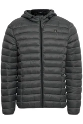 Blend Blouson Leichte Steppjacke Wattierte Basic Übergangsjacke mit Kapuze (4591) Dunkelgrau/Schwarz/Grau