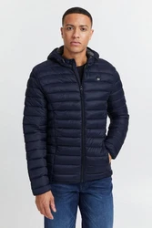 Blend Blouson Leichte Steppjacke Wattierte Basic Übergangsjacke mit Kapuze (4591) Dunkelblau/Hellblau/Blau