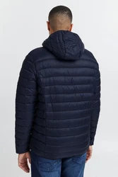 Blend Blouson Leichte Steppjacke Wattierte Basic Übergangsjacke mit Kapuze (4591) Dunkelblau/Hellblau/Blau