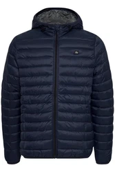 Blend Blouson Leichte Steppjacke Wattierte Basic Übergangsjacke mit Kapuze (4591) Dunkelblau/Hellblau/Blau