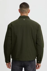 BLEND Übergangsjacke Dunkelgrün/Khaki/Grün
