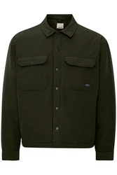 BLEND Übergangsjacke Dunkelgrün/Khaki/Grün