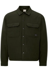 BLEND Übergangsjacke Dunkelgrün/Khaki/Grün