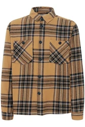 Blend Fieldjacket BHOvershirt Beige/Braun/Hellblau