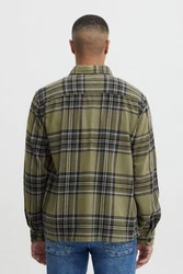 Blend Fieldjacket BHOvershirt Hellblau/Dunkelgrün/Grün/Grau