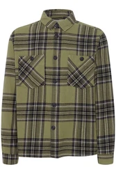 Blend Fieldjacket BHOvershirt Hellblau/Dunkelgrün/Grün/Grau