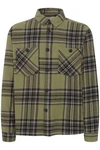 Blend Fieldjacket BHOvershirt Hellblau/Dunkelgrün/Grün/Grau