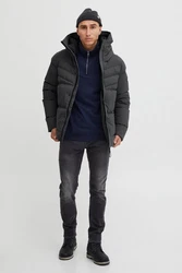11 Project Steppjacke Style PRDemir Dunkelgrau/Grau/Schwarz/Hellgrau
