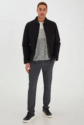 Blend Kurzjacke BHOuterwear Dunkelgrau/Schwarz/Grau
