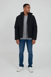 Blend Winterjacke BHOuterwear Schwarz/Dunkelblau/Hellblau