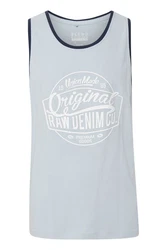 Blend Tanktop Style BHWalex Hellblau/Blau/Grau