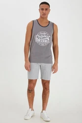 Blend Tanktop Style BHWalex Grau/Hellgrau/Braun